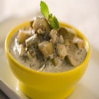 Abobrinha Cremosa Light Aromatizada com Hortelã