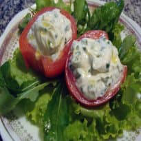 Tomates Recheados com Creme de Ricota Temperado