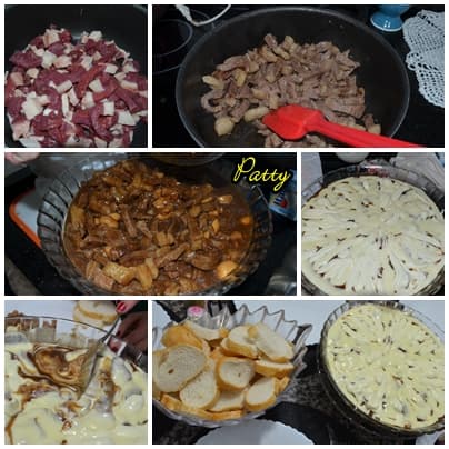 Picanha ao molho madeira catupiry e outras especiarias