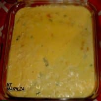 Fricassê de frango com requeijão de milho verde