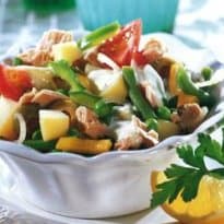 Salada de Hortaliças com Atum à Moda de Maiorca