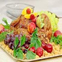 Peru em Crostata de Geléia e Farofa Especial