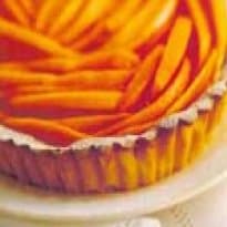 Torta de papaias e creme de confeiteiro