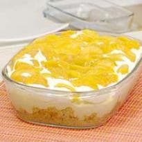 Bolo Gelado de Pêssego