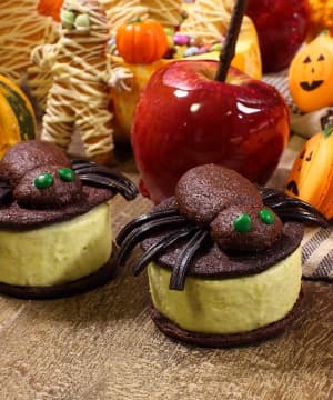 Sanduíche Assustador de Sorvete de Pistache