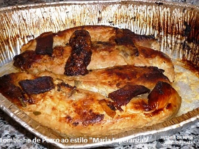 Lombinho de Porco ao estilo "Maria Esperanza"