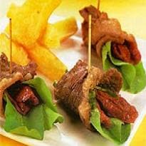 Fraldinha Assada Servida com Alho no Azeite