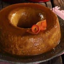 Pudim de abóbora-moranga e leite condensado