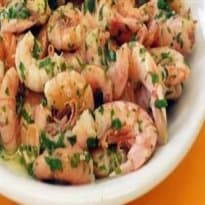 Petisco de Camarão Alho e Salsinha