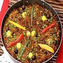 Fideuá de Frango do Mais Você