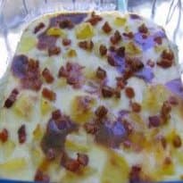 Batata Gratinada no Catupiry com Bacon
