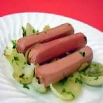 Salsicha de Frango na Cachaça