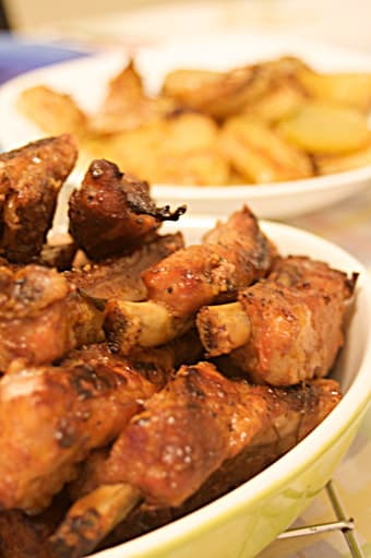 Costelinha na mexerica