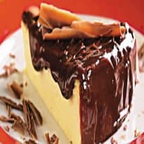 Cheesecake com Cobertura de Chocolate