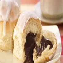 Pãozinho de Café com Recheio de Chocolate