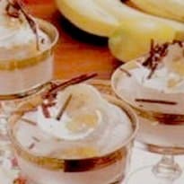 Mousse de Banana com Chantilly