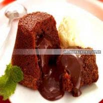 Bolinho cremoso de chocolate