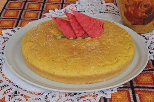 Omelete de Queijo no Forno