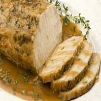Lombo assado ao molho