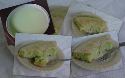 Bolo verdinho de limão