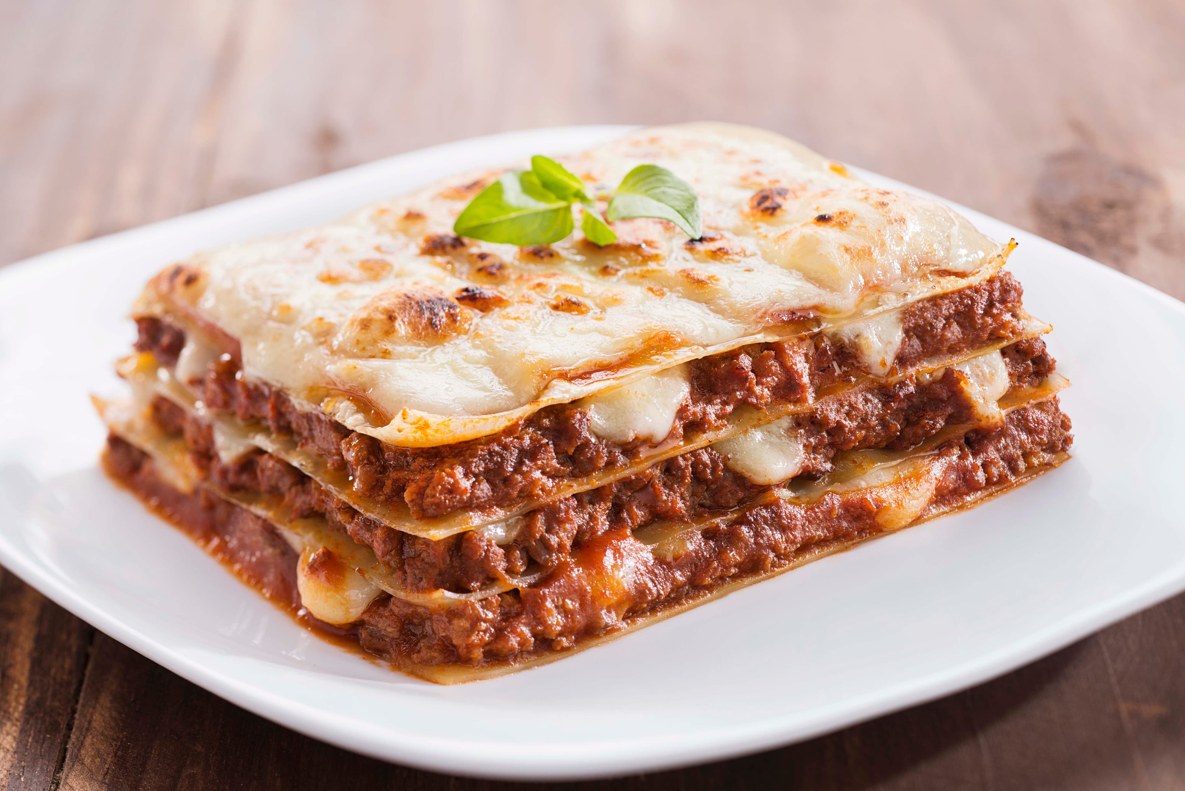 Lasanha a Bolonhesa com Queijo