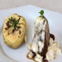 Chateaubriand ao molho de champignon