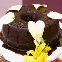 Pudim de Pão Com Chocolate do Mais Você