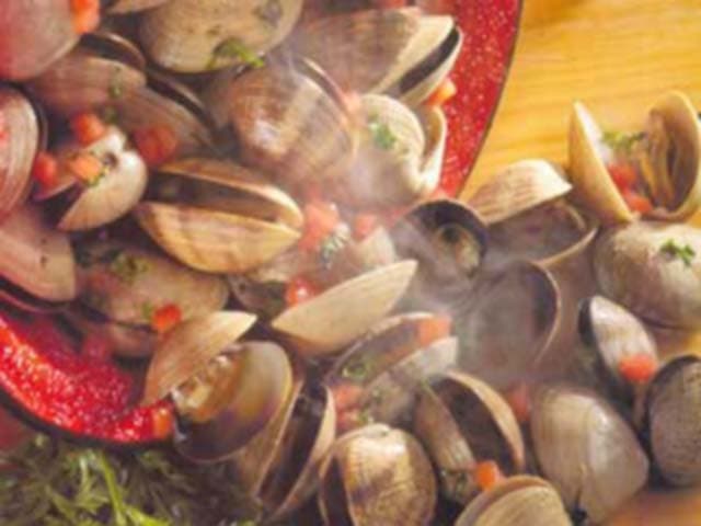 Mariscos Cozidos no Vapor