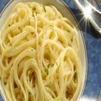 Espaguete com Creme de Leite