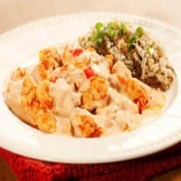 Frango ao molho de pimentão