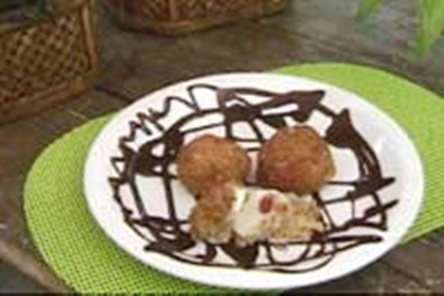 Sorvete Frito com Sucrilhos