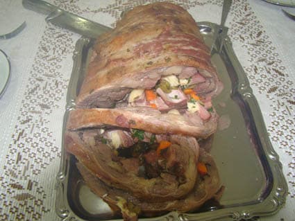 Costela Desossada Recheada à Mineira