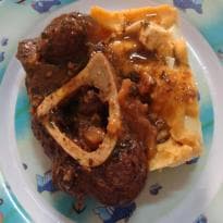 Ossobuco com Polenta