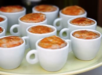 Empadinha de Palmito na Xícara