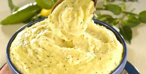 Purê de mandioquinha