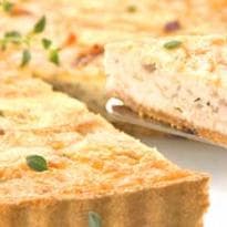 Torta de Aveia, Cebola Roxa e Ricota