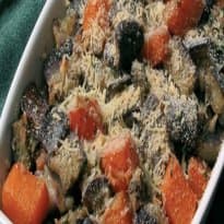 Gratinado de Berinjela e Abóbora