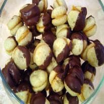 Biscoito beijo de dama