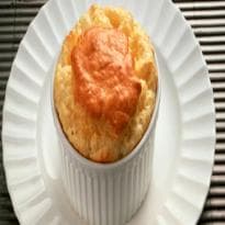 Suflê de cenoura e chuchu