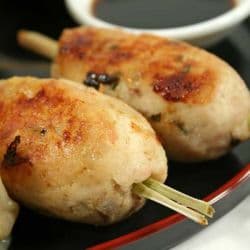 Bolinhos de carne cozidos no vapor