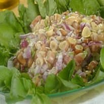 Salada de Pinhão e Agrião