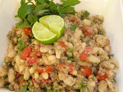 Tabule de feijão branco