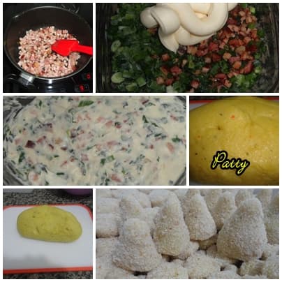 Coxinhas de Bacon com Catupiry