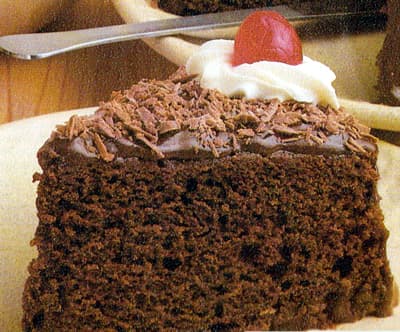 Bolo de chocolate ao rum