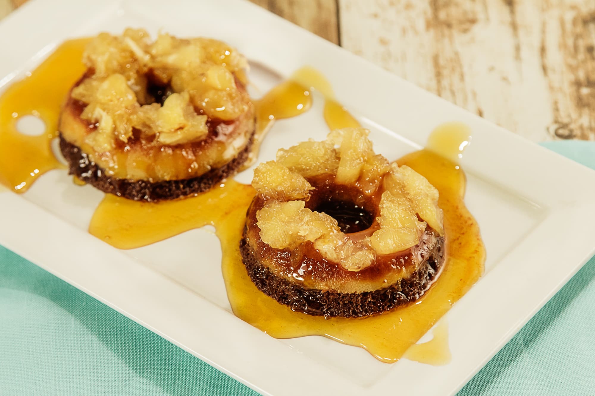 Bolo-Pudim com Abacaxi