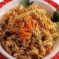 Macarrão na pressão com bacon