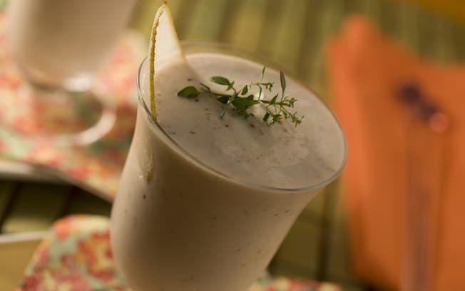 Milk Shake de pera com uva