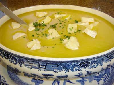 Creme de Batata Baroa e Queijo Brie