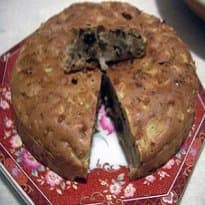 Bolo de maçã e canela