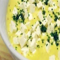 Sopa de legumes com trigo e ricota